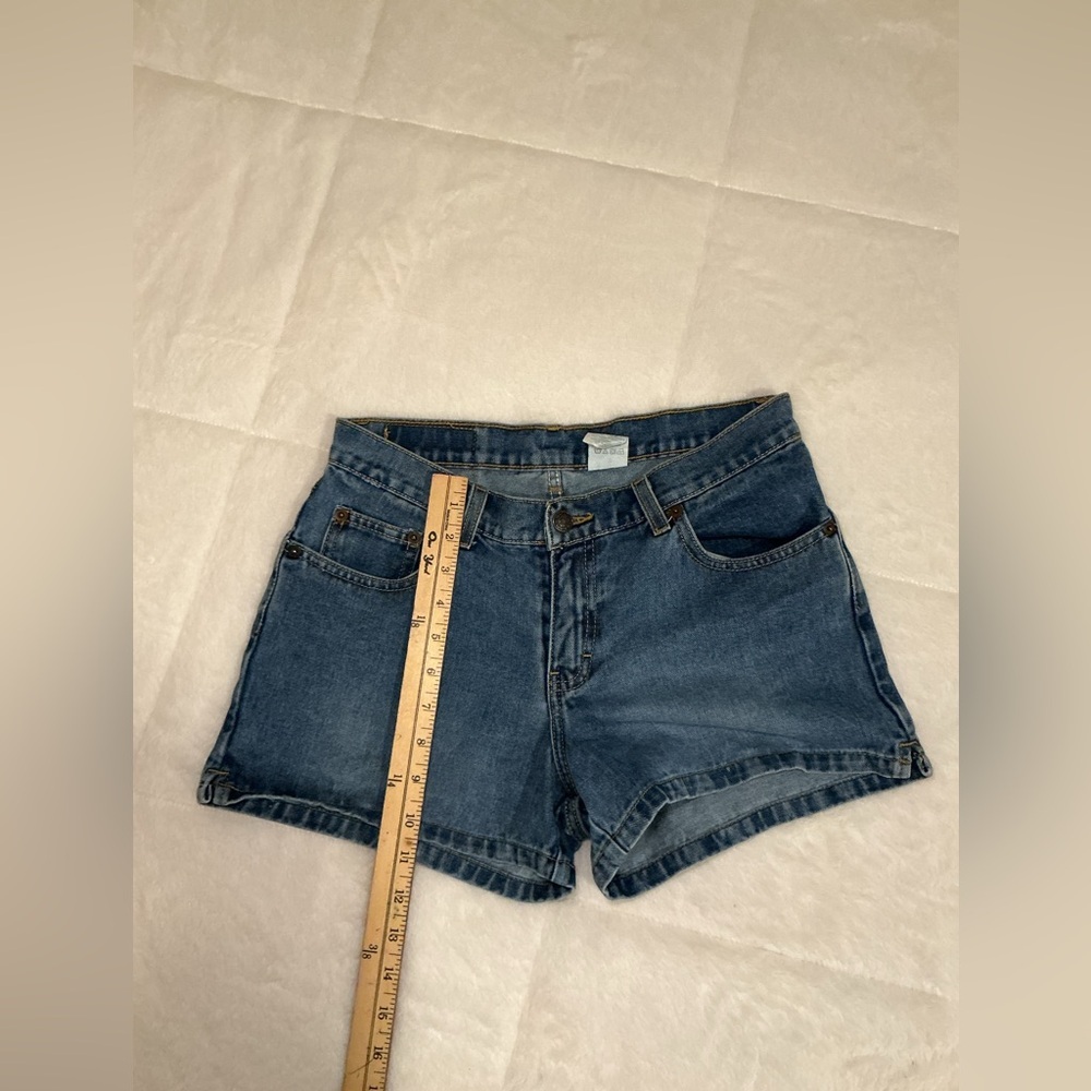 Classic Blue Denim Women's Shorts - Picture 5 of 6